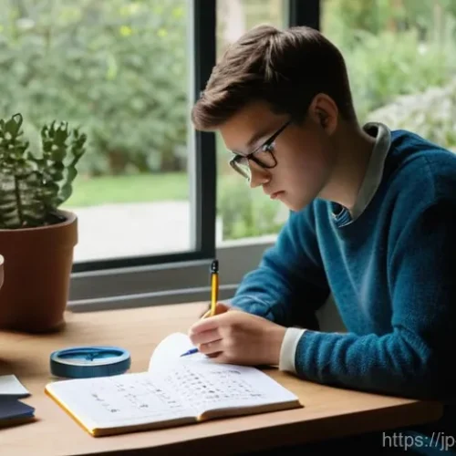 조경 이론 공부에서 효과적인 암기법 - **Prompt 1: Active Recall and Spaced Repetition Study Session**
    A young adult student (late teen...