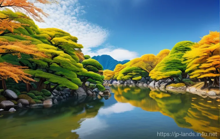 조경 자격증 대비 모의고사 활용법 - Here are three detailed image prompts in English, designed to capture themes from the provided Japan...