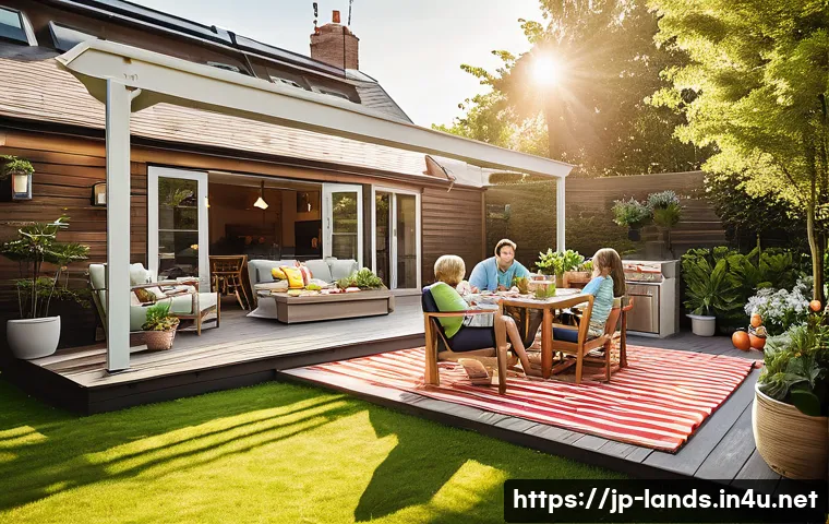 조경 프로젝트를 위한 예산 계획 - **A joyful family BBQ on a sun-drenched wooden deck.**
    *   **Prompt:** A vibrant, high-angle pho...